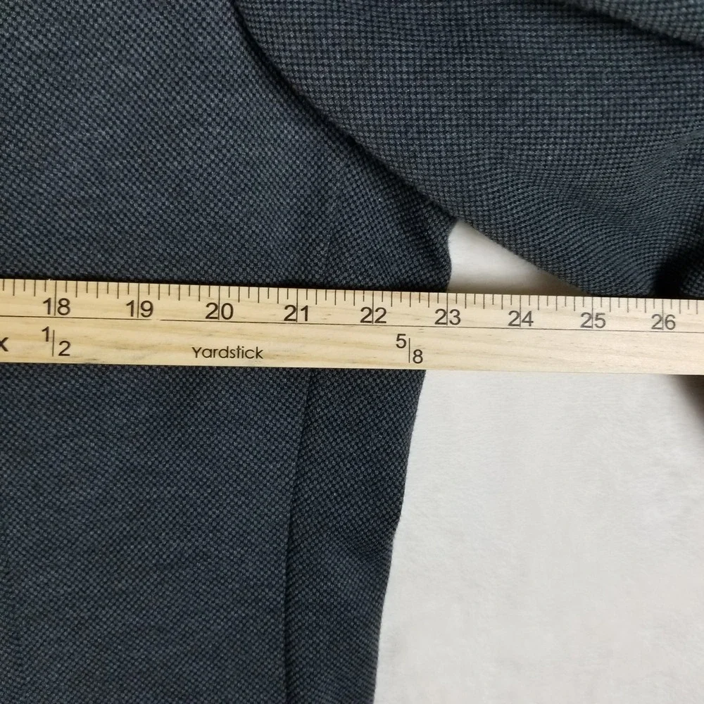 PJ Paul Jones Blazer Mens Size L Grey Textured Knit Two Button Sport Coat